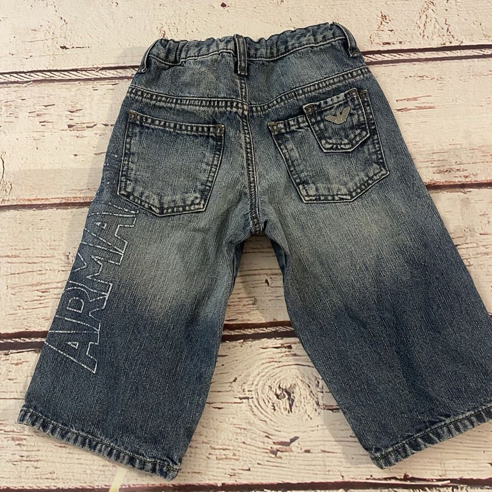 Armani Junior Boys Jean Shorts Blue Size‎ Boys 5a Retro
